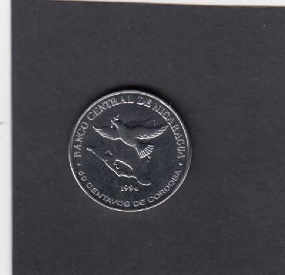 Beschrijving: 50 Centavos  BIRD  MAP